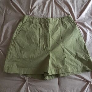 MNG beige cotton short Size Small
